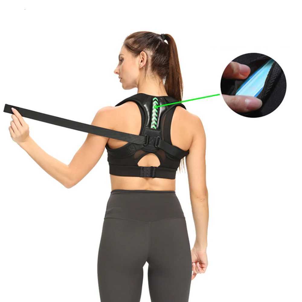 Posture Corrector Unisex Adjustable Back Clavicle Support Back Brace for Neck Back Shoulder Reshape Body1 D2510211