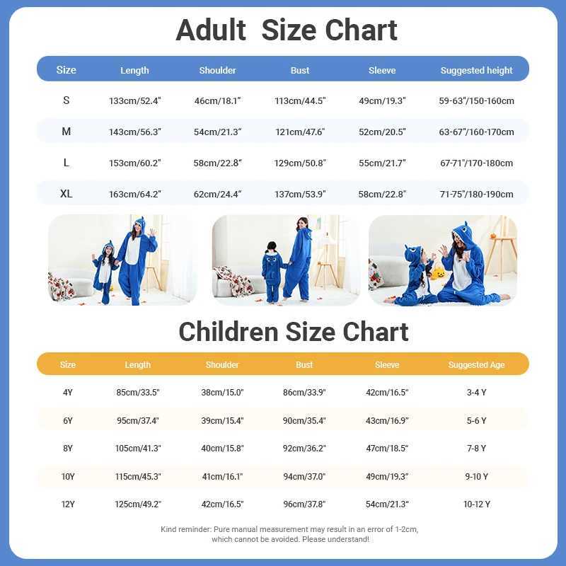 MICHLEY Cosplay Costume Cartoon Animals Jumpsuit Onesie Overalls Family Matching Outfits For Mother Kid Children Party Halloween L251021FWOR