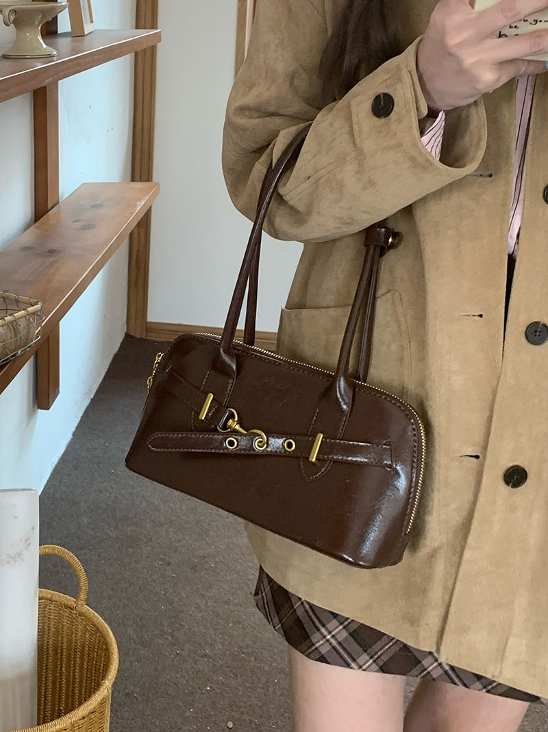 2025 New Women's Korean Ins Shoulder Bag In Stock - Handheld Underarm, Minimalist Designer Style Purse