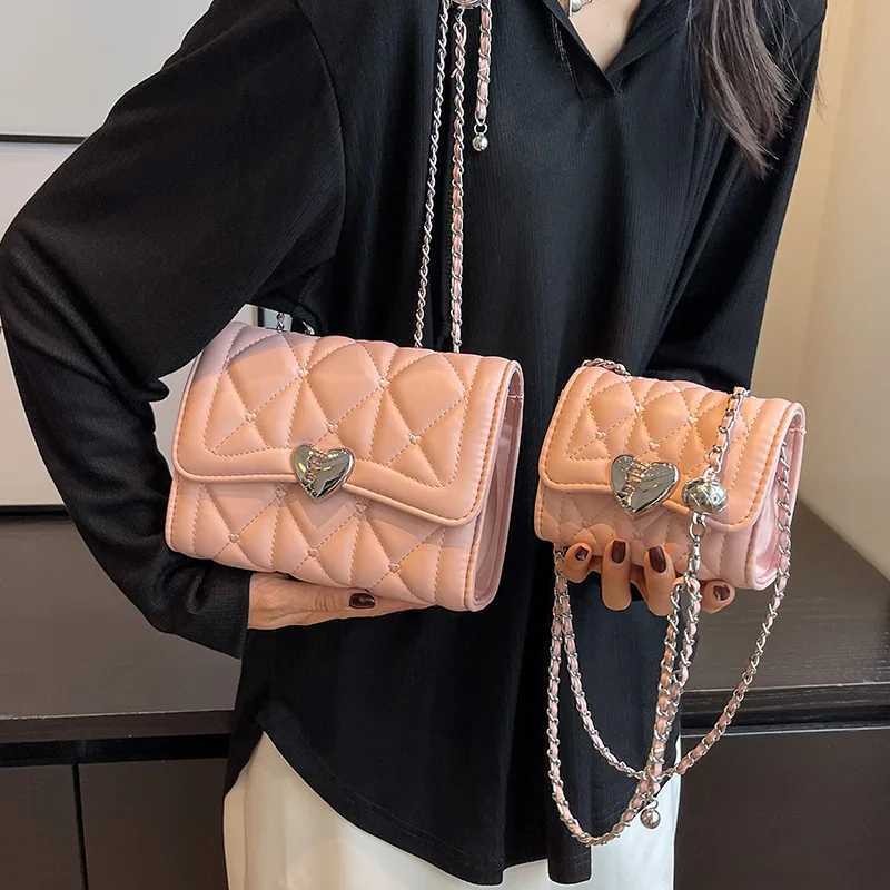 High End Handbag for Womem 2025 Fashionable Versatile Diamond Grid Small Square Bag Casual Chain Shoulder Crossbody Bag Z251018