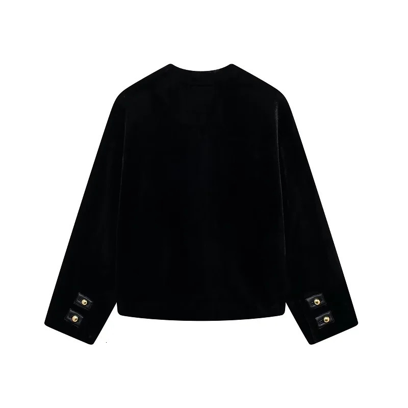 MUJER Black Faux Fur Jackets for Women Plush Demiseason Jacket Long Sleeve Winter Coat Female Warm Womens 251106