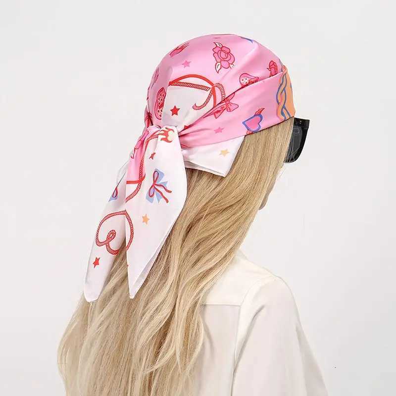 2025 New Fashion 70x70cm Wens Scarf Seda Paisy Printing Cachecol Square Decorative Banda Pescoco Luxa Banda DesignW251021
