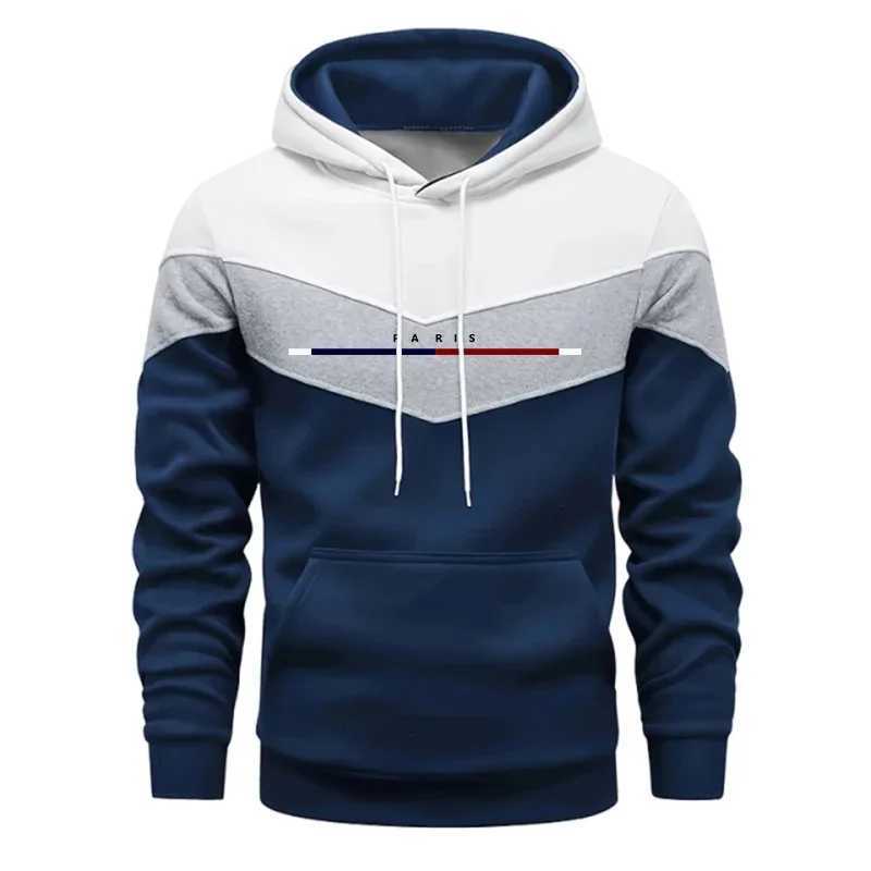 High Quality Mens Tracksuit Printed Casual Tricolor Sweatshirts Outdoors Sports Jogging Mens Clothing Autumn Winter Hoodies Tops W251021