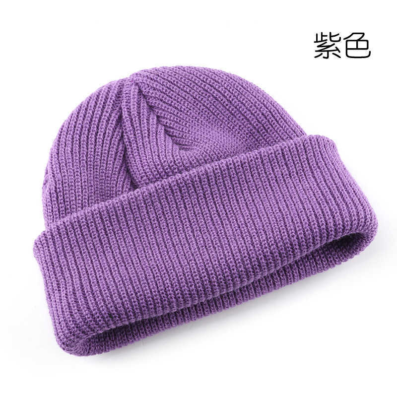 Outdoor Sports Travel Pure Color Light Plate Warm Ear Protection Knitted Hat Womens Cold Proof Couple Wool Hat H251020