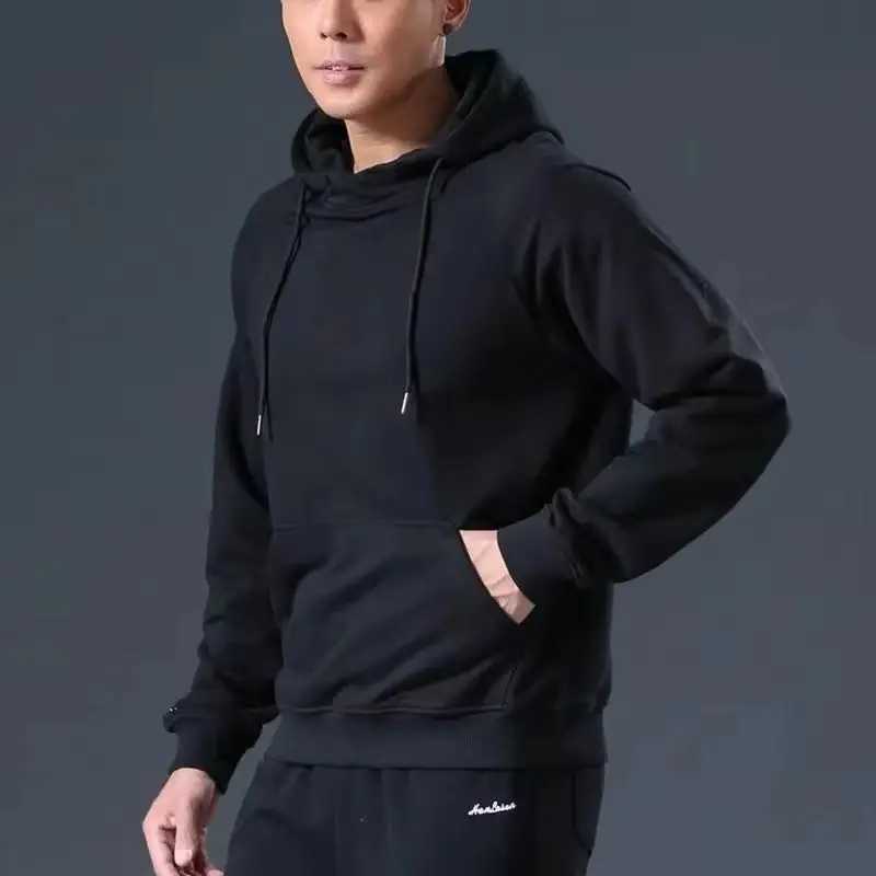 Mens Hoodies Women Pullover Spring Autumn Casual Hoodie Sweatshirts Solid Color Hoodies Oversize Black Sweatshirt For Male W251021