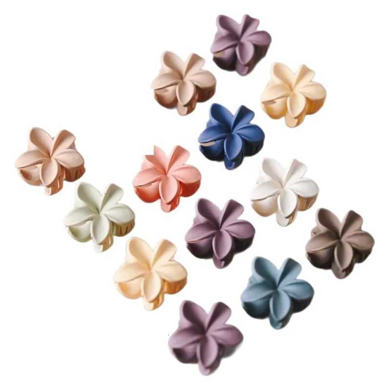 1020pcs Small Hair Claw Clips Sweet Color Mixed Flower Frosted Clips Hairpin Barrette For Women Girl Kids Hair AccessoriesW254021