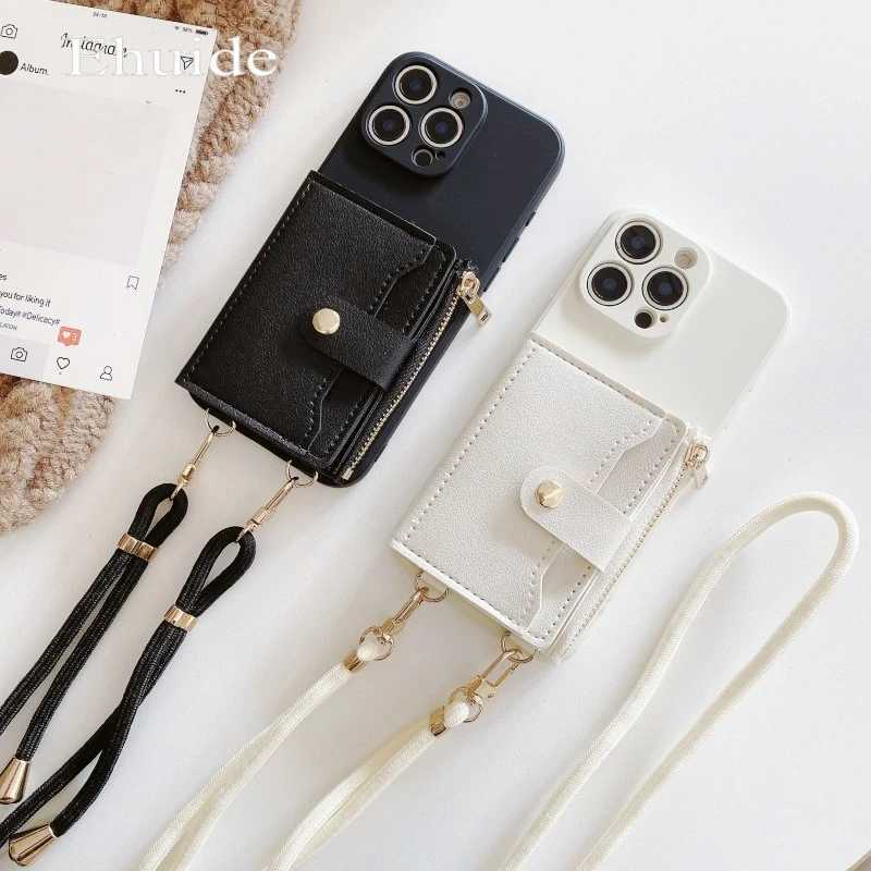 Wallet Card Strap Case for Redmi Note 14 Pro 12 14C 13C 12C 15C 13 Mi 15T 14T 13T Bag Crossbody Lanyard PU Leather Cover J251114