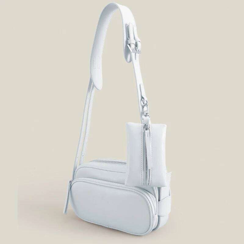 Genuine Leather Underarm New Niche Design Cowhide Waist Multi-Pocket Fashion Women's One-Shoulder Crossbody Bag 251021