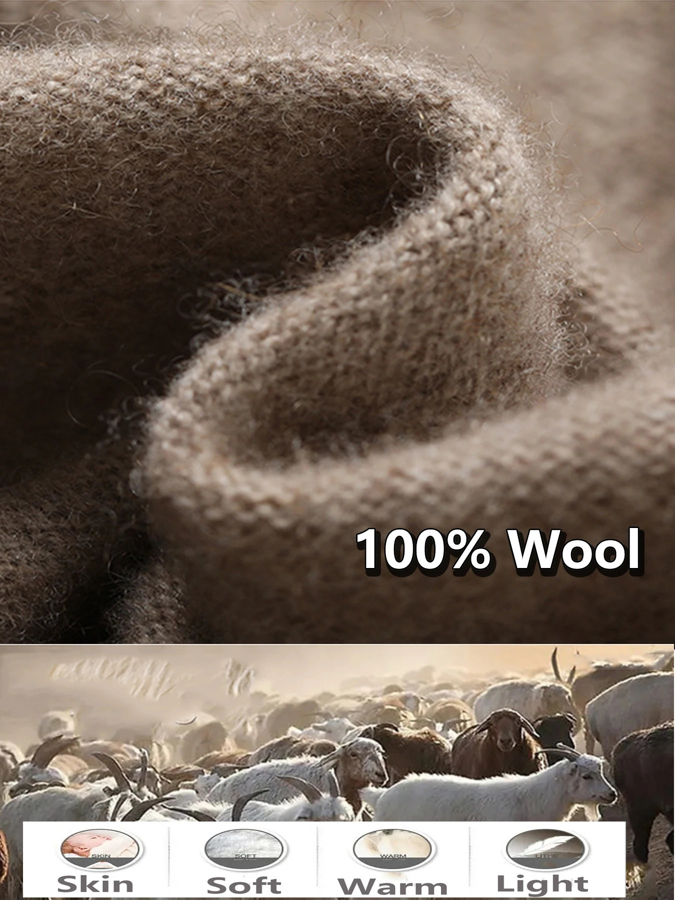 100Wool Turtleneck Poncho Pullover Shawls Women Knitted Irregular Cloak Fashion Soft Warm Wollen Bat Sleeve Loose Thin Coat 251021