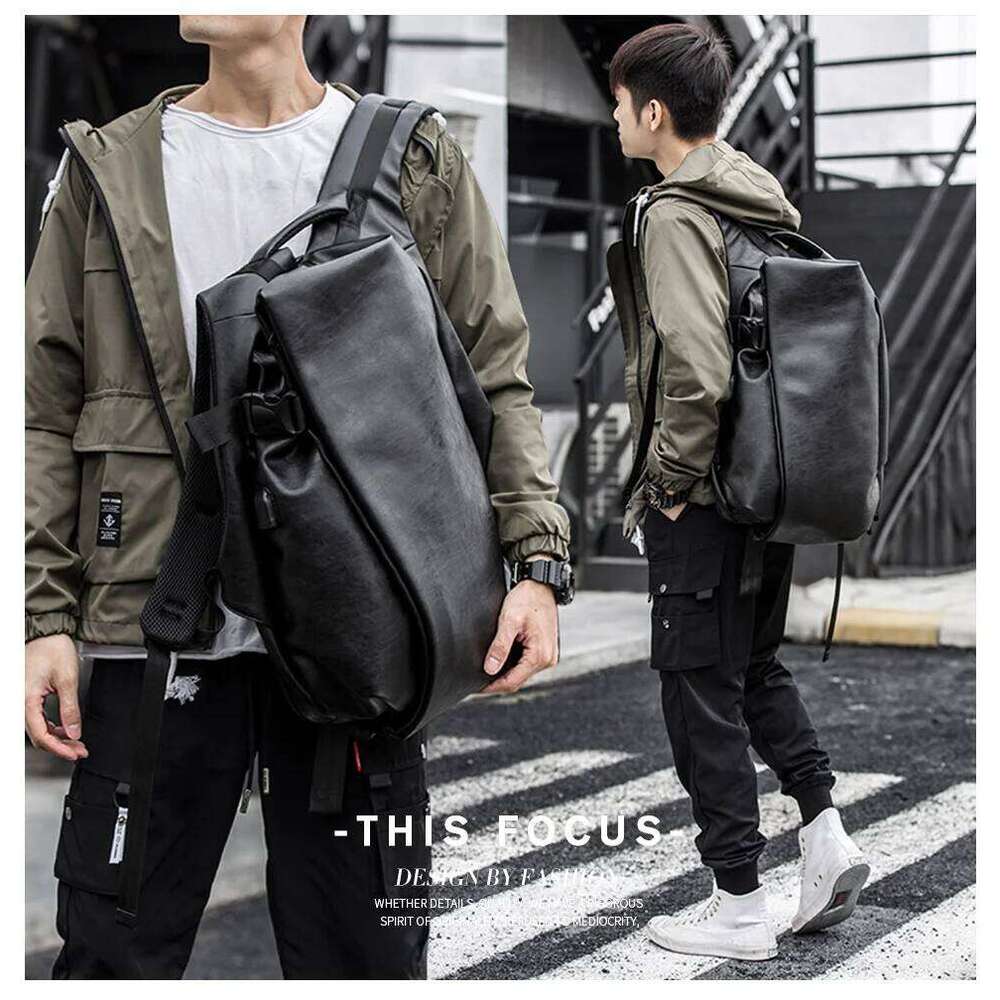 Designer Luxury MOYYI Leather For Men Inch Laptop Waterproof Business Rucksack Anti Theft Travel Backpack Large Capacity