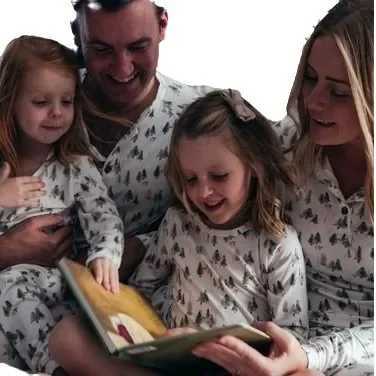 New Years Costumes Mom Dad Kids Matching Christmas Pajamas Set Allover Print Soft Loose Sleepwear Xmas Family Look Holiday Wear L2510210Q28