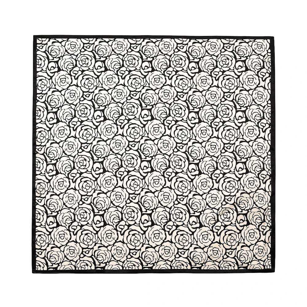 Pure Mberry Silk Wen Square Scarf Prints band Neckerchi Luxury Fa Hair Ornament Fa Bandana Scarves 53CMW251021