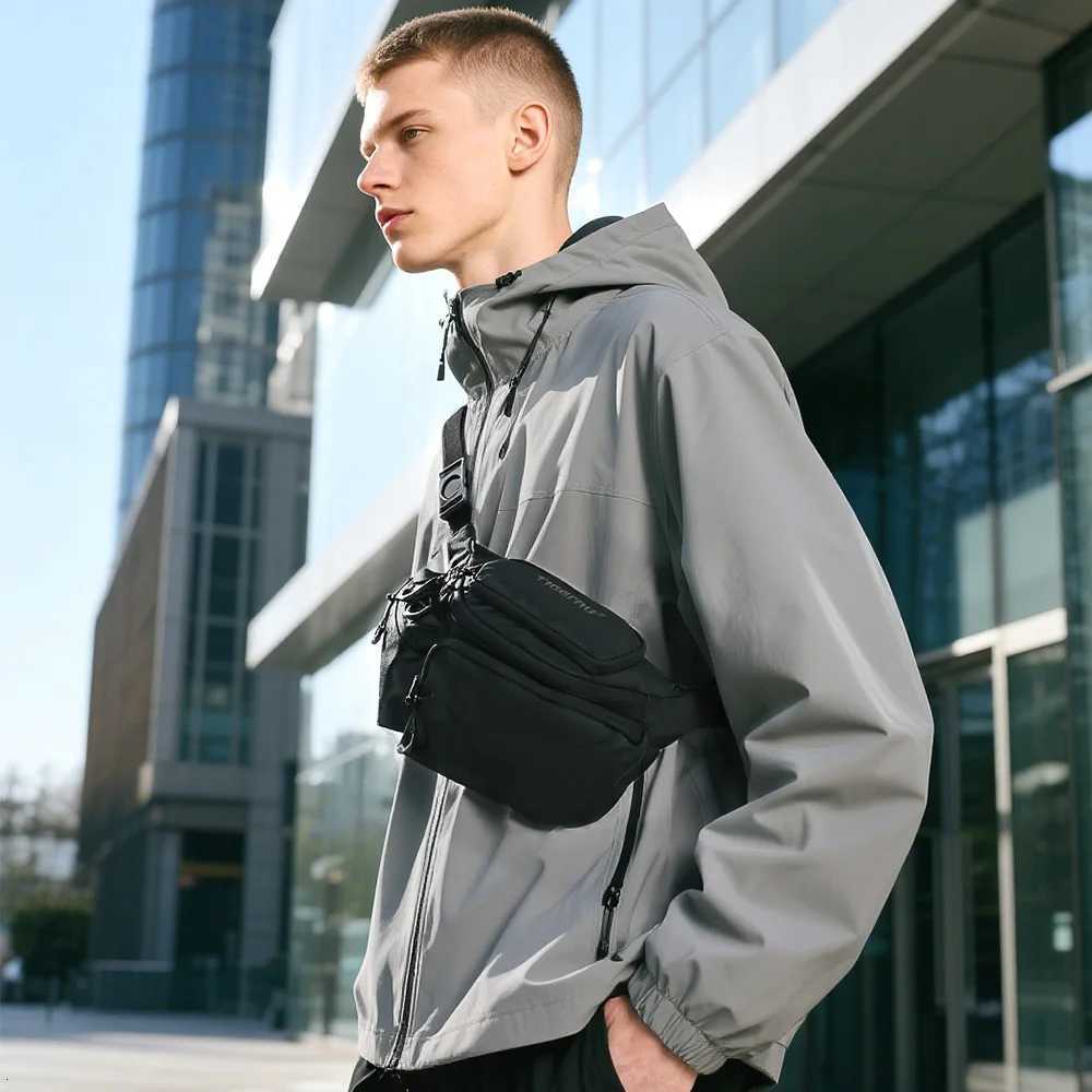Tigernu Chest Bags Mens Shoulder Bag Fanny Packs For Men Hip Sack Crossbody Bag Men Sling Bag Mens Breasts Tactical Bags Male Z251021