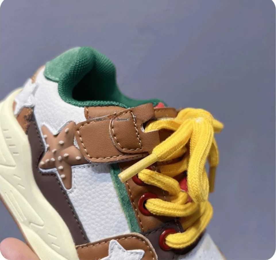 Spring Children Boy Girls Retro Multicolor Stars Punk Street Skateboard Shoes Kids Toddler Contrast Color Running Shoes C251021