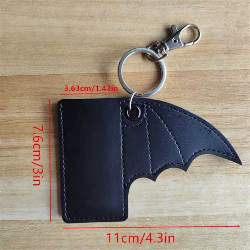 Bat Holder Lighter Case Keychain PU Leather Wing Design Punk Style Pendant Accessories Lighter Protective Leather Case W251021