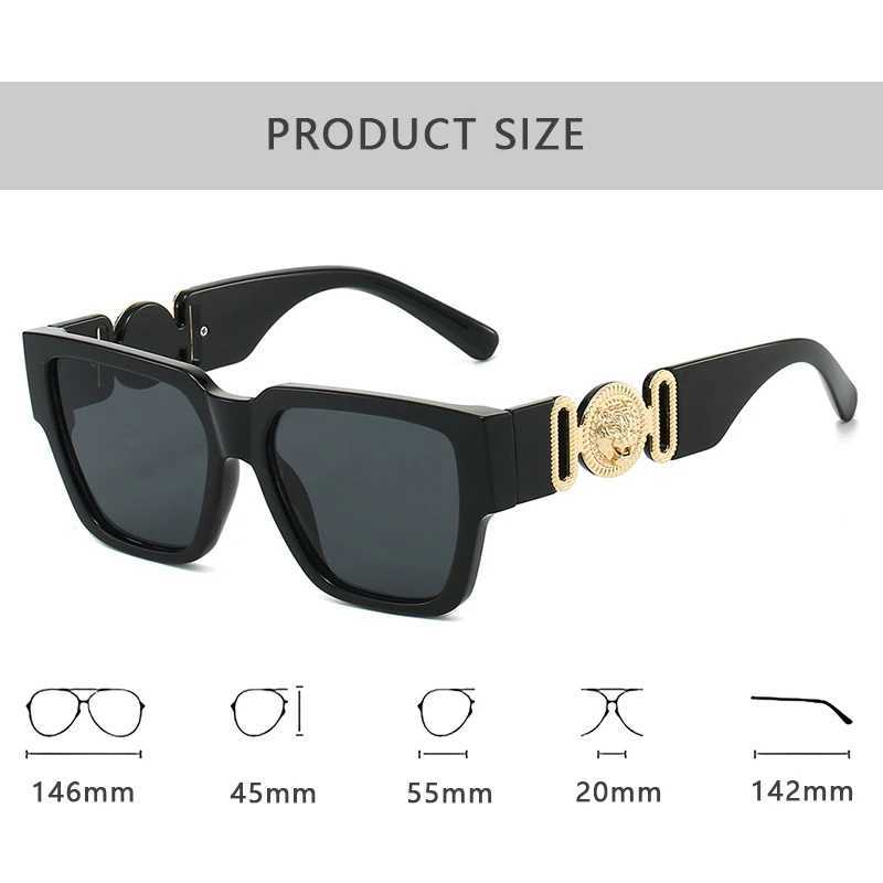 New Luxury Fashion Brand Designer Sunglasses Women Men 2025 Vintage Square Leopard Shades Glasses Outdoor Travel Top Sunglasses J251114