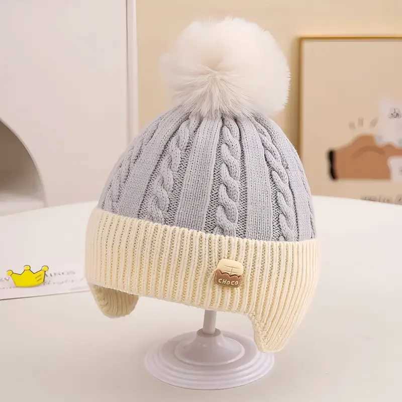 1 Baby AutumnWinter Warm Cute Hat Boys and Girls Baby Thick Fashion Bean Hat Super Cute Knitted Hat Perfect Gift for Babies J251021