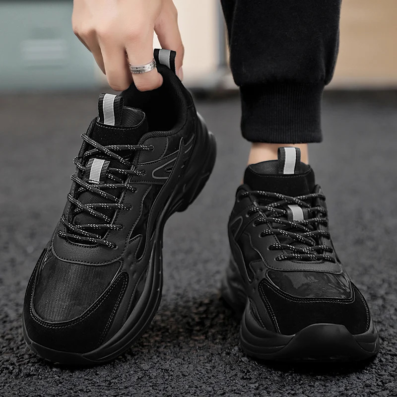 sports shoes fashion mens comfortable four season breathable versatile wearresistant thick soled running leisure sneakers 251017