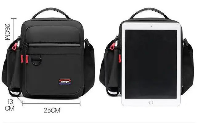 Fashion Mens Shoulder Bag Splashproof Oxford Cloth Messenger Busines Travel Portable Leisure Single Handbag 251014