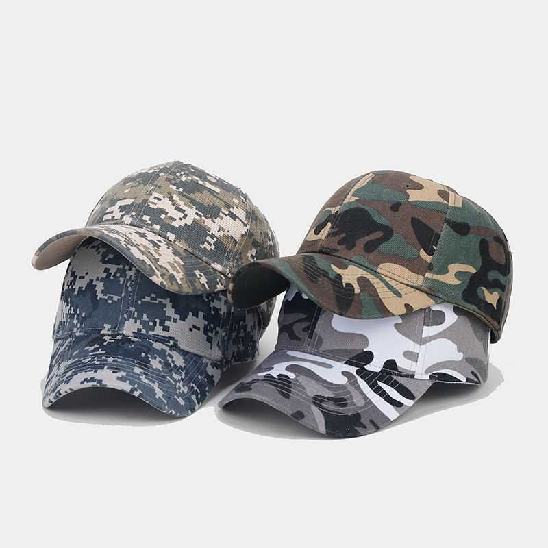 Military Training Camping Sports Sun Hat Outdoor Camouflage Baseball Cap Sunshade Duckbill Cap H251020