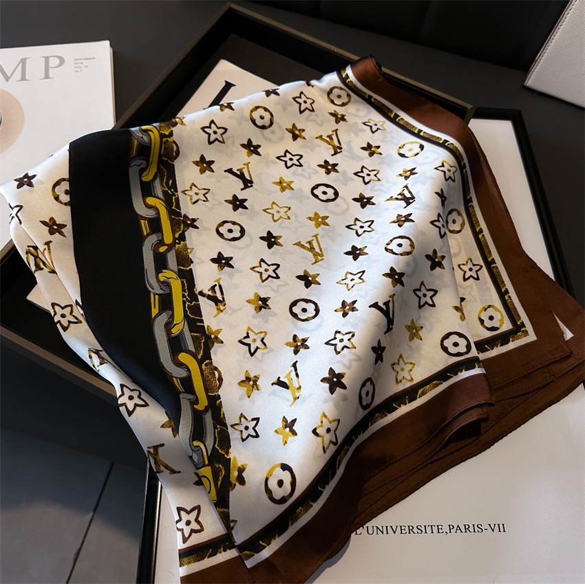 hot Free delivery designer Scarves Color blocking scarves and lightweight designs for daily minimalist commuting