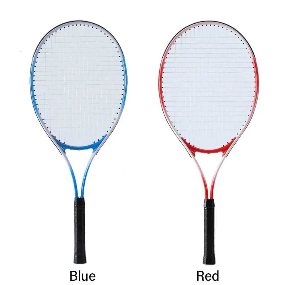 Red Blue Child Tennis Racket Training Professional Tennis Racquet Parent Child Interactive Shockproof Beginner Racquet Unisex W251021