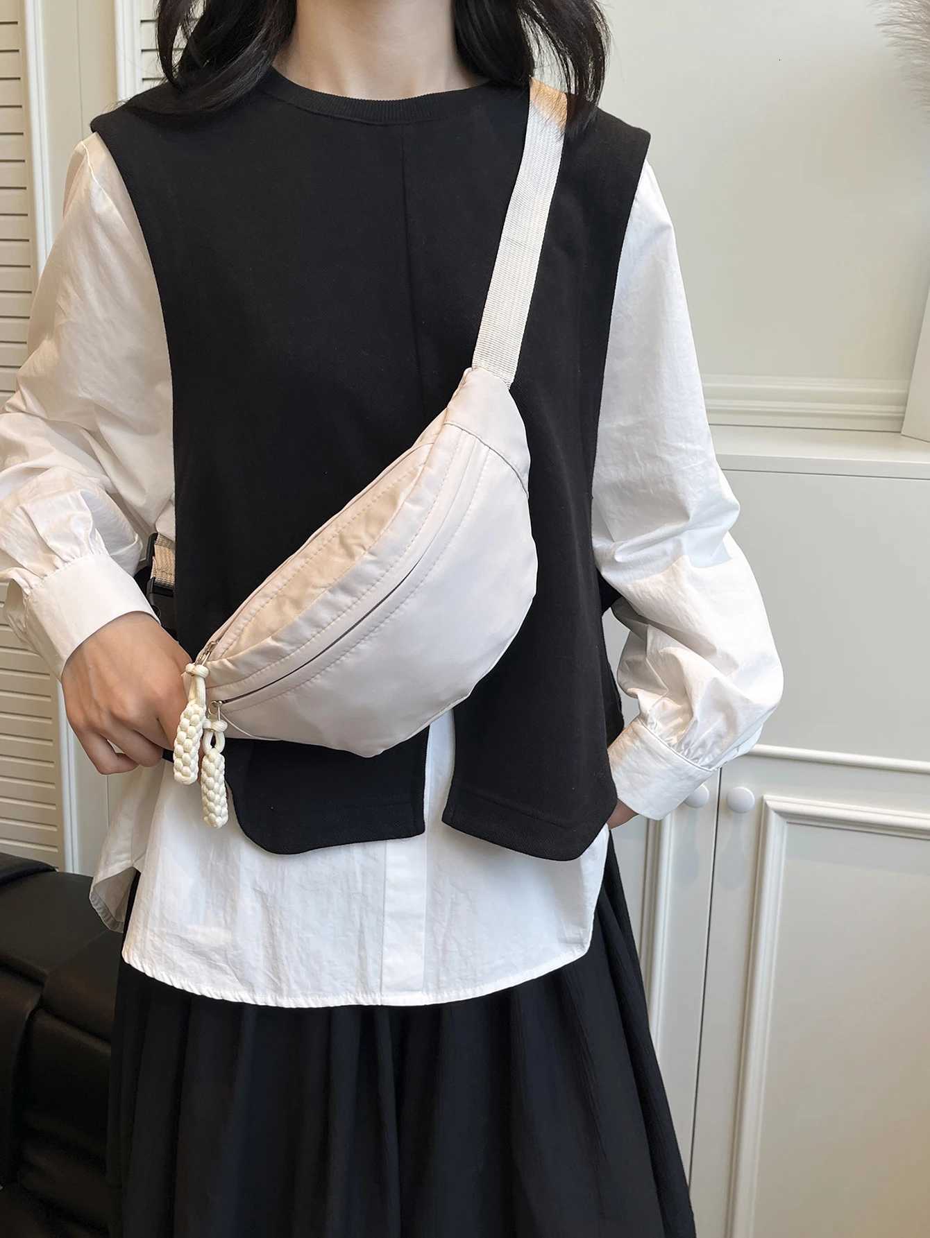 Fashion Nylon Fanny Pack Crossbody Bag Waist Bag Shoulder Bag Womens Casual Sling Purse For Outdoor Sports Sport Bags Z251021