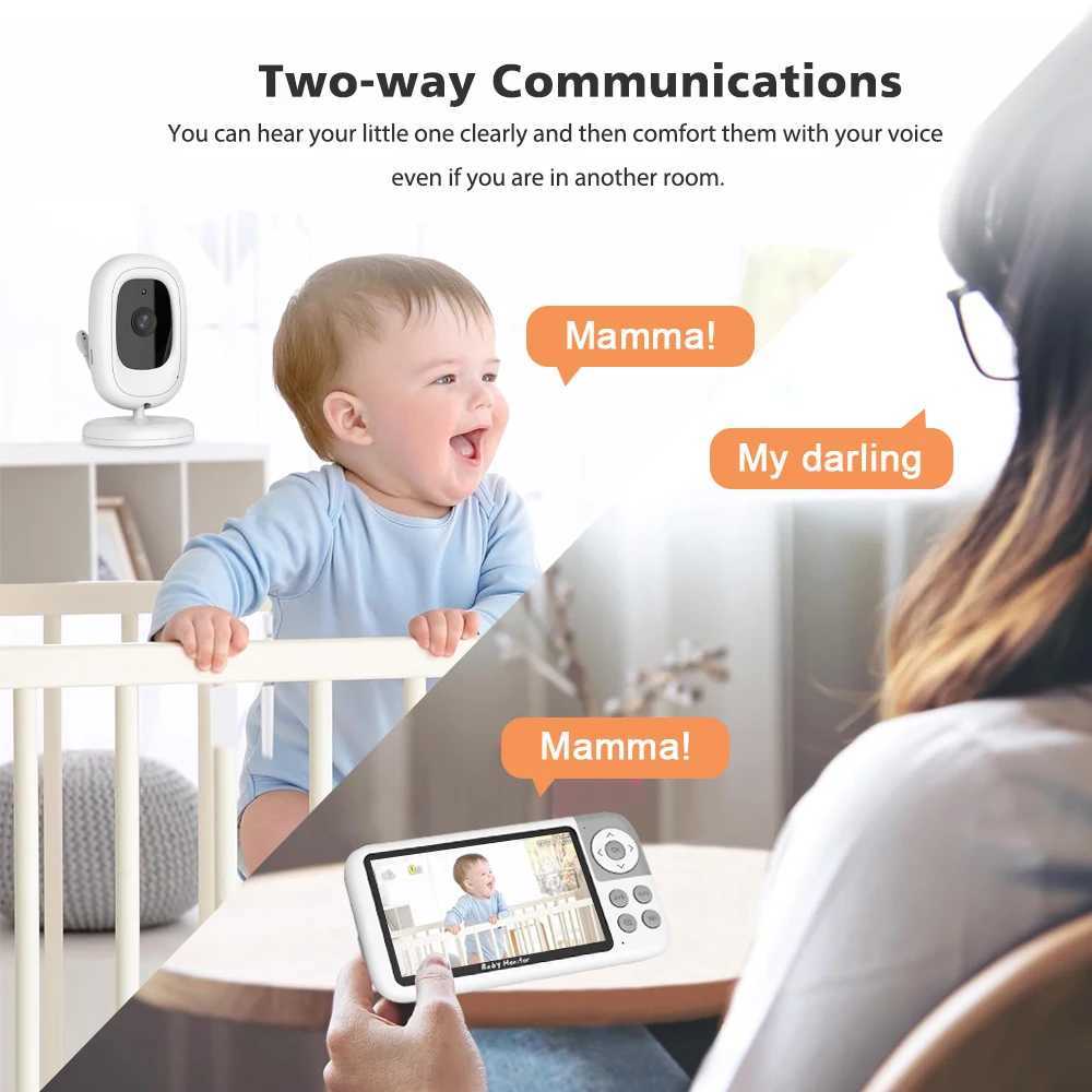 5 Video Baby Monitor Camera 720P 3X Digital Zoom Two Way Audio Auto Night Vision 300M Transmission Security Camera J251121