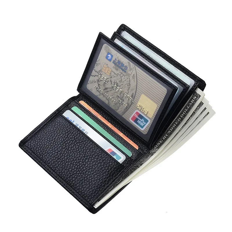 Mens Wallet Fashion High Quality Pu Male Card Bag Credit Card Drivers License Storage Bag 251013