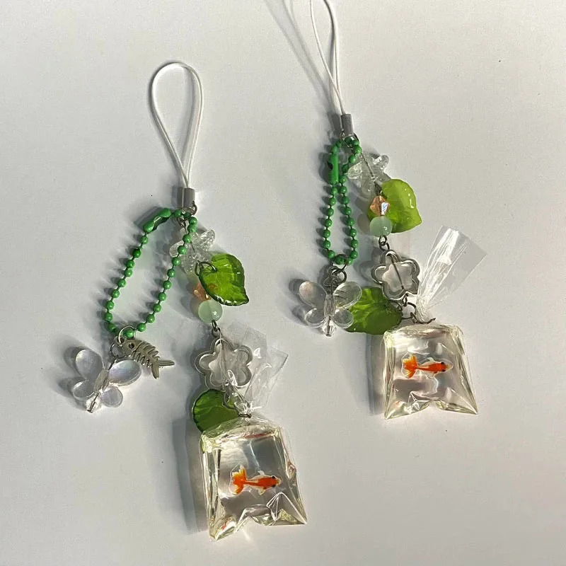 Handmade Fish Bag Keychain Jewelry Aesthetic 251015