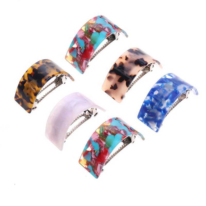 Acetate Spring Clip Hair Claw 6CM Women Elegant High Bun Updo Ponytail Hairpin Fashion Hair AccessoriesW254021