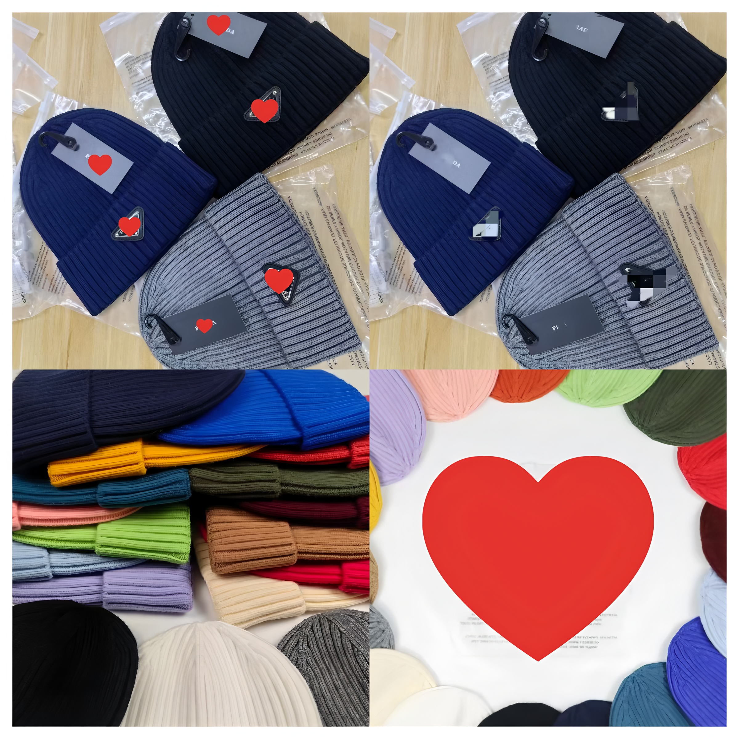 girl boy student men woman bonnet Yarn Beanies Compass Label 18 Colors Unisex Woolen Hat Knitted Fashion Beanie cap wool knitted P brand designer