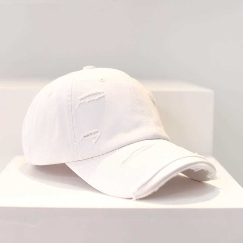 New Style Distressed Baseball Cap for Men Vintage Sun Hat Casual Sunshade Sun Protection Duckbill Cap for Women Hiphop Hat for Women H251020