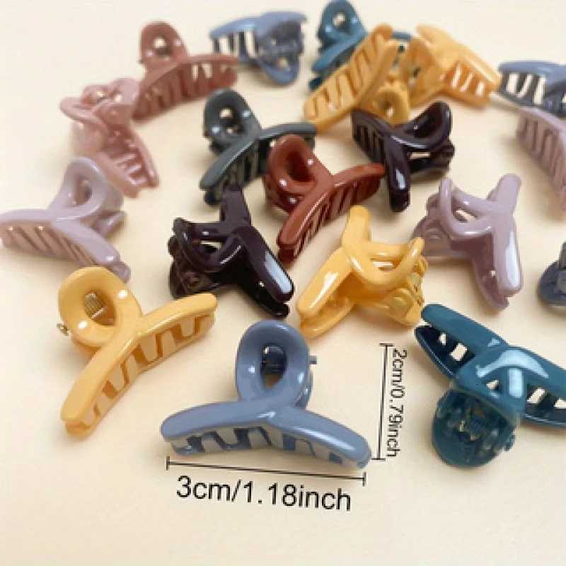 South Korea Mixed Hair Mini Small Grasp Clip Frosted Bright Cute Girls Bangs Hair Clip Small Grasp Clip Side Hairpin Hair OrnameW254021