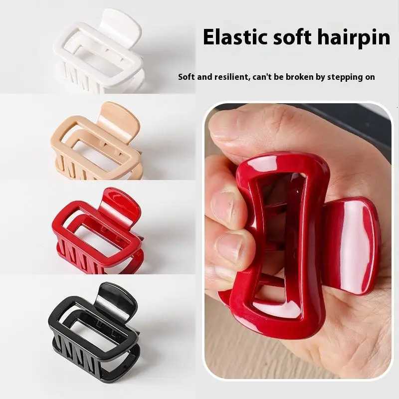Silicone Safe Soft Shark Clip Anti Collision Protection For The Back Of The Head Anti Fall Womens Hair Claw Clip AccessoriesW254021