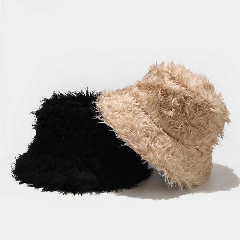 Fishermans Hat Autumn and Winter Thickened Warm Plush Sunscreen Hat Street Lovers Hat Fan Hat H251020