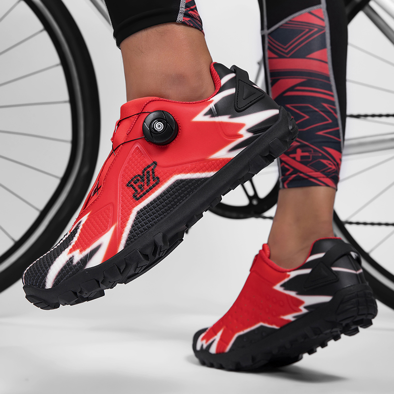 Men's Cycling Shoes Sneakers Trainers - Wear Resistant, Breathable, Non Slip, Ideal for Outdoor Professional Rides