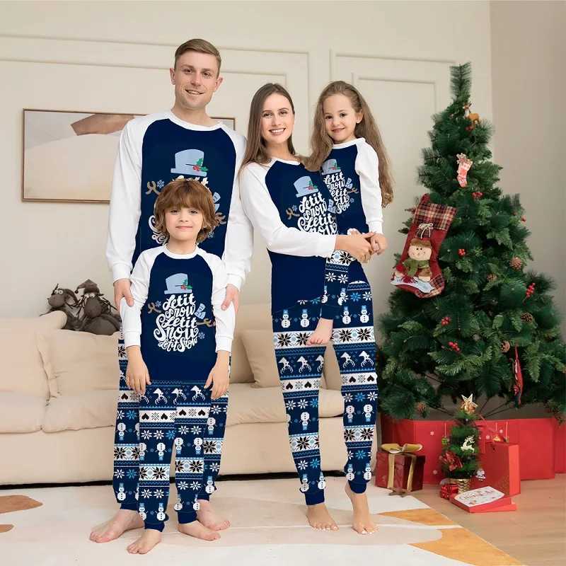 Christmas Pajamas Family Matching Outfits Adult And Kids Clothes TopsPants Xmas Sleepwear Sets Newborn Baby Boy Girl Jumpsuit L251021HRSB