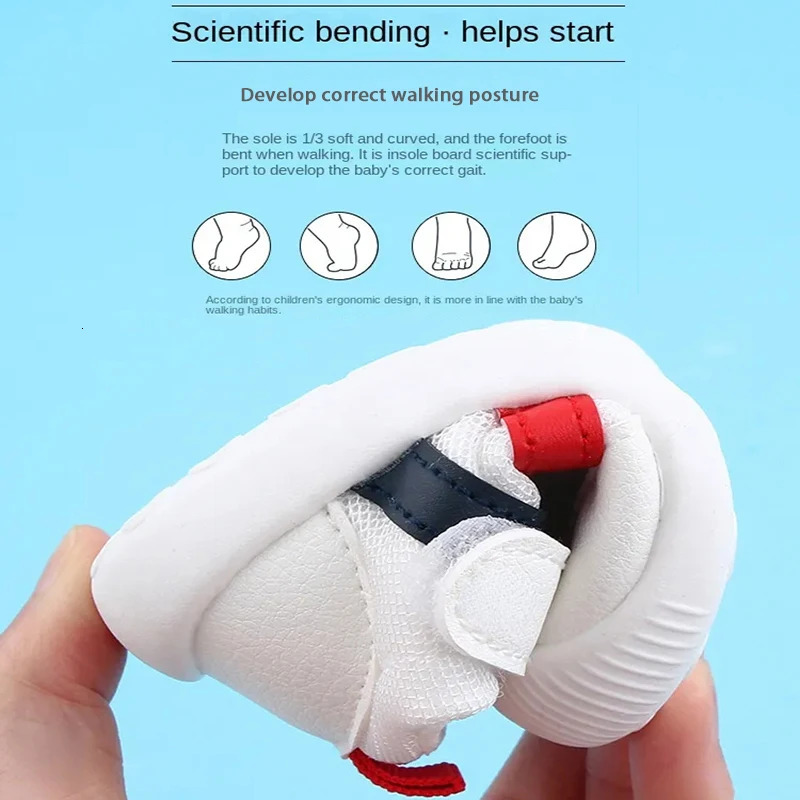 Baby Toddler Shoes Four Seasons 03 Year Old Childrens Soft Sole Non Slip Girl Boy Mesh Breathable Walking Single Shoe 251014