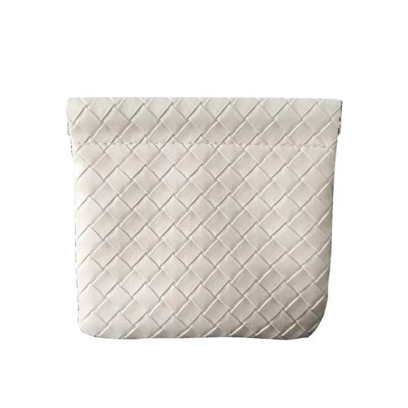 Makeup bag spring leaf portable lipstick headphone PU sunglasses storage bag mini coin purseW251021