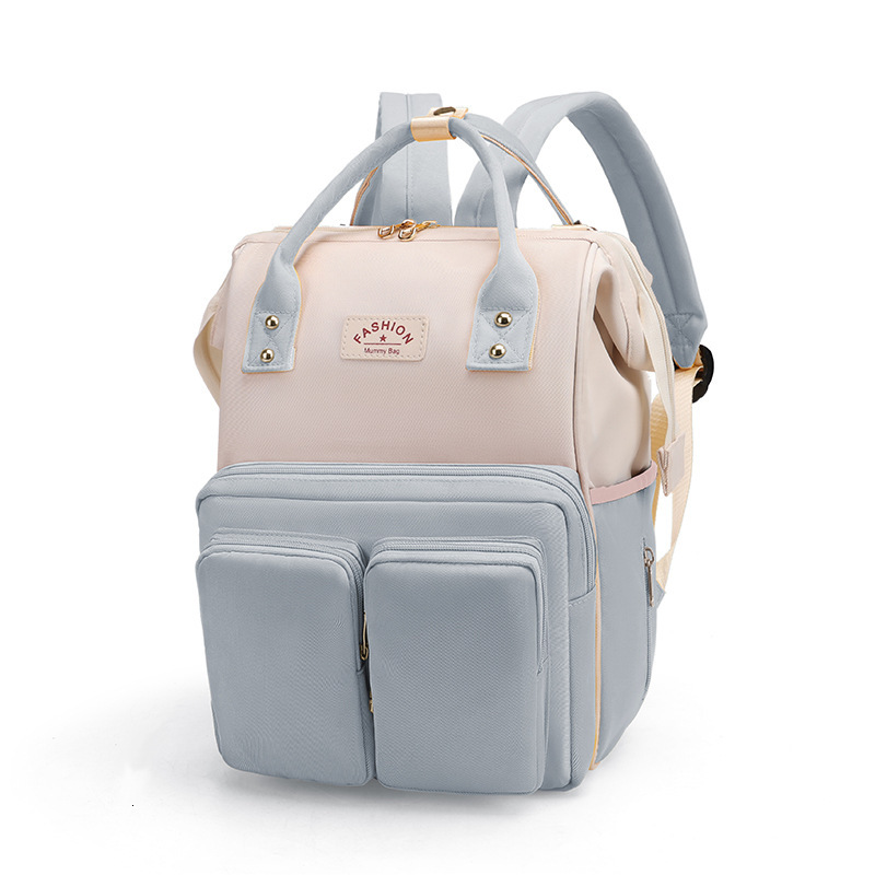 Mommy bag new designer fashionable maternity bag multifunctional diaper bag Mommy bag cross-border changing pad insulation bag backpack