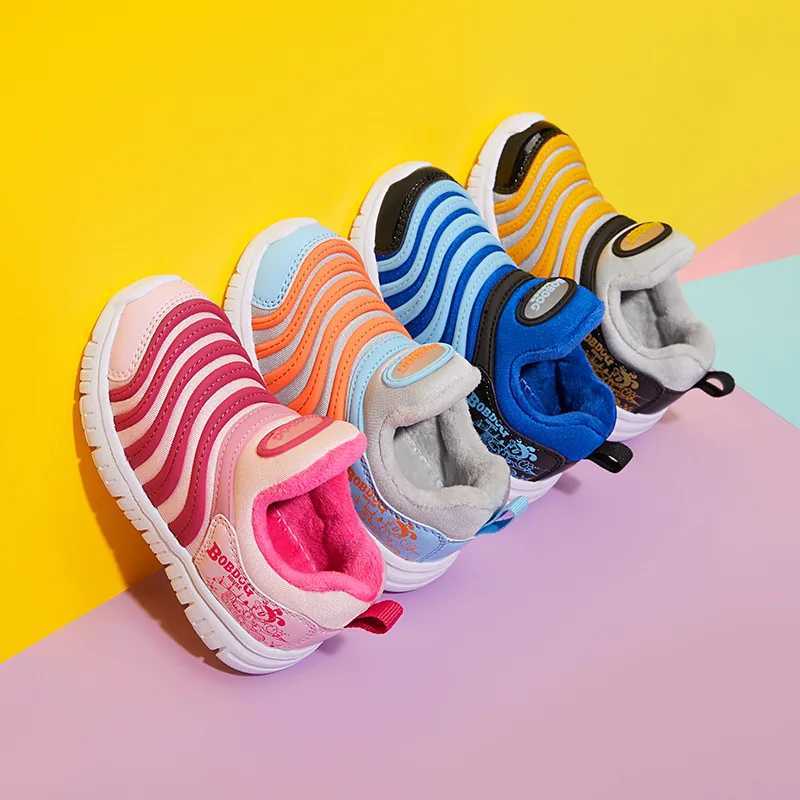 BOBDOG Caterpillar Childrens Shoes Spring and Summer 2022 New Baby Sports Shoes Soft Bottom Toddler Shoes C251021