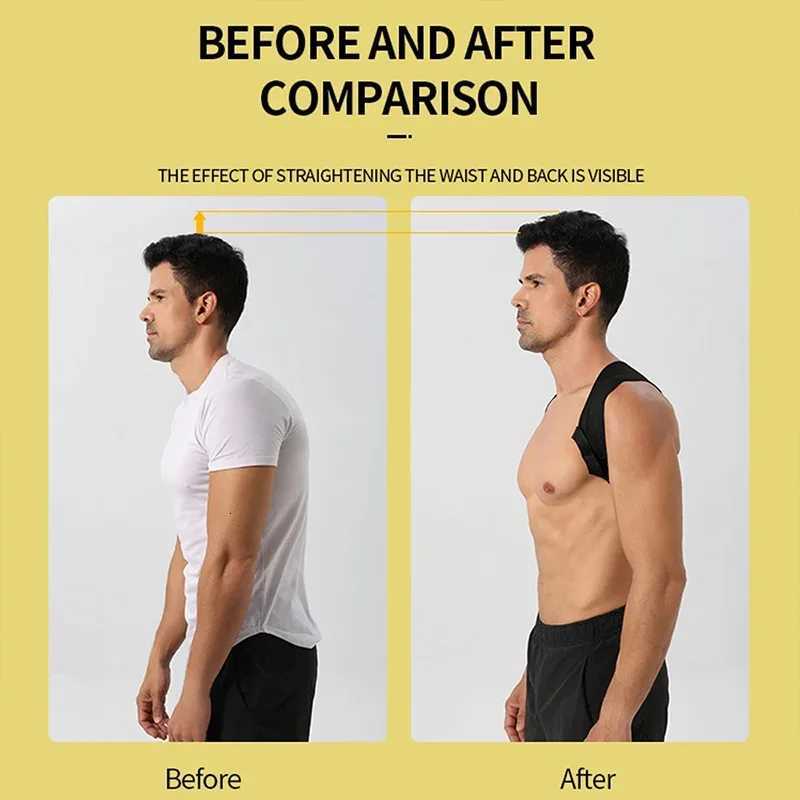 1Pcs Adjustable Posture Corrector for Men Women Upper Back Spine Neck Shoulder Clavicle Orthopedic Brace for Bad Posture1 D251021
