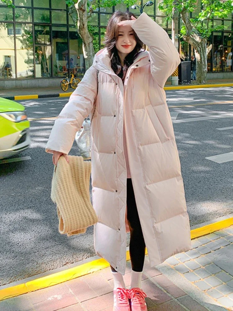 Winter Women Jacket Coats Long Parkas Female Down Cotton Hooded Overcoat Thick Warm Jackets Windproof Casual Student Coat 251013