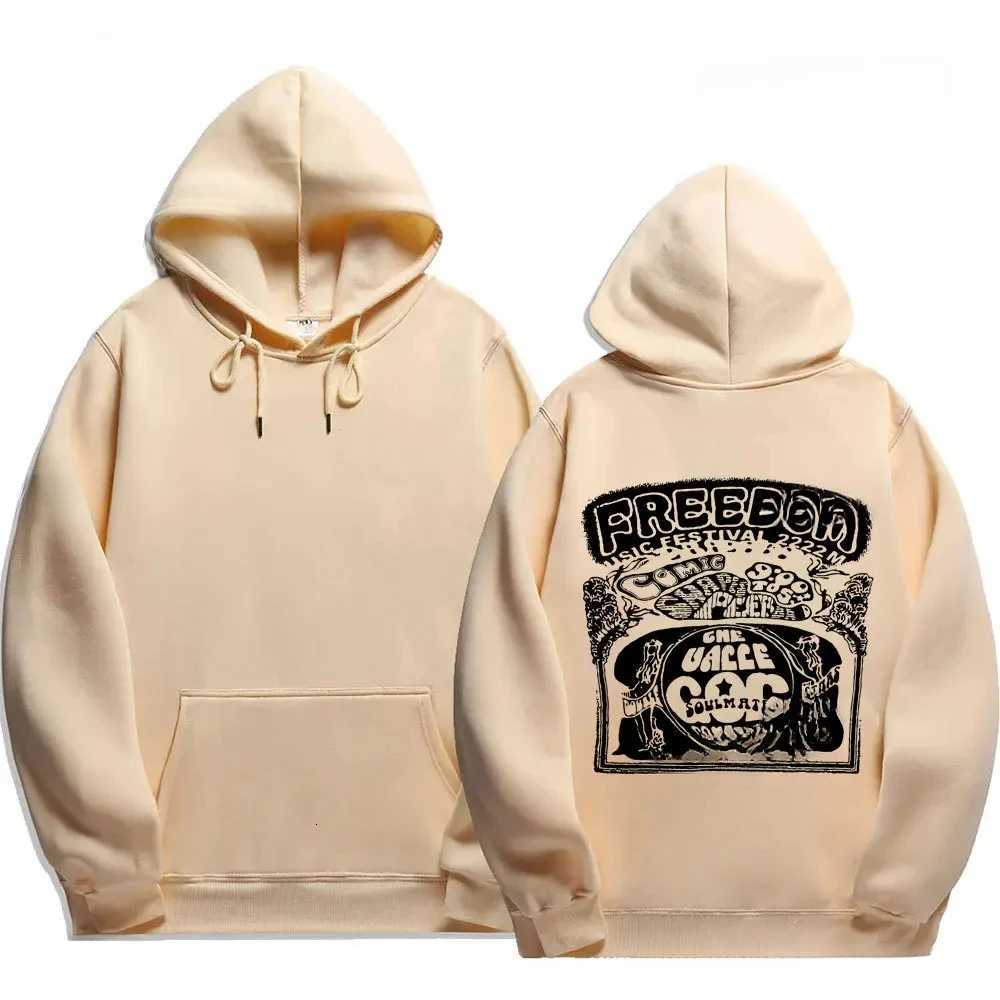 2024 Autumn New Cry of Fear Sweater Hoodie Doublesided Boys and Girls Sweater Oversized Unisex Long Sleeve Hoodie Size W251021