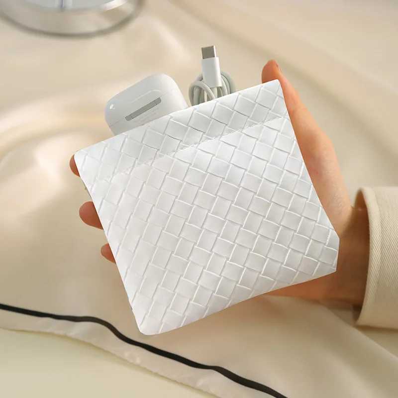 Makeup bag spring leaf portable lipstick headphone PU sunglasses storage bag mini coin purseW251021