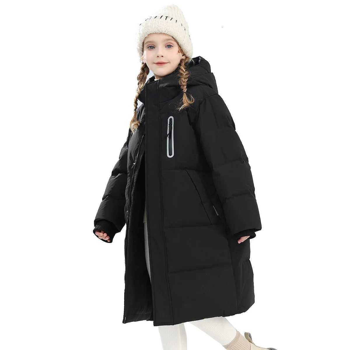 20 degrees Celsius Down boys and girls jackets2025 new mediumlength thickened cottonpadded jackets for children to keep warmT251021