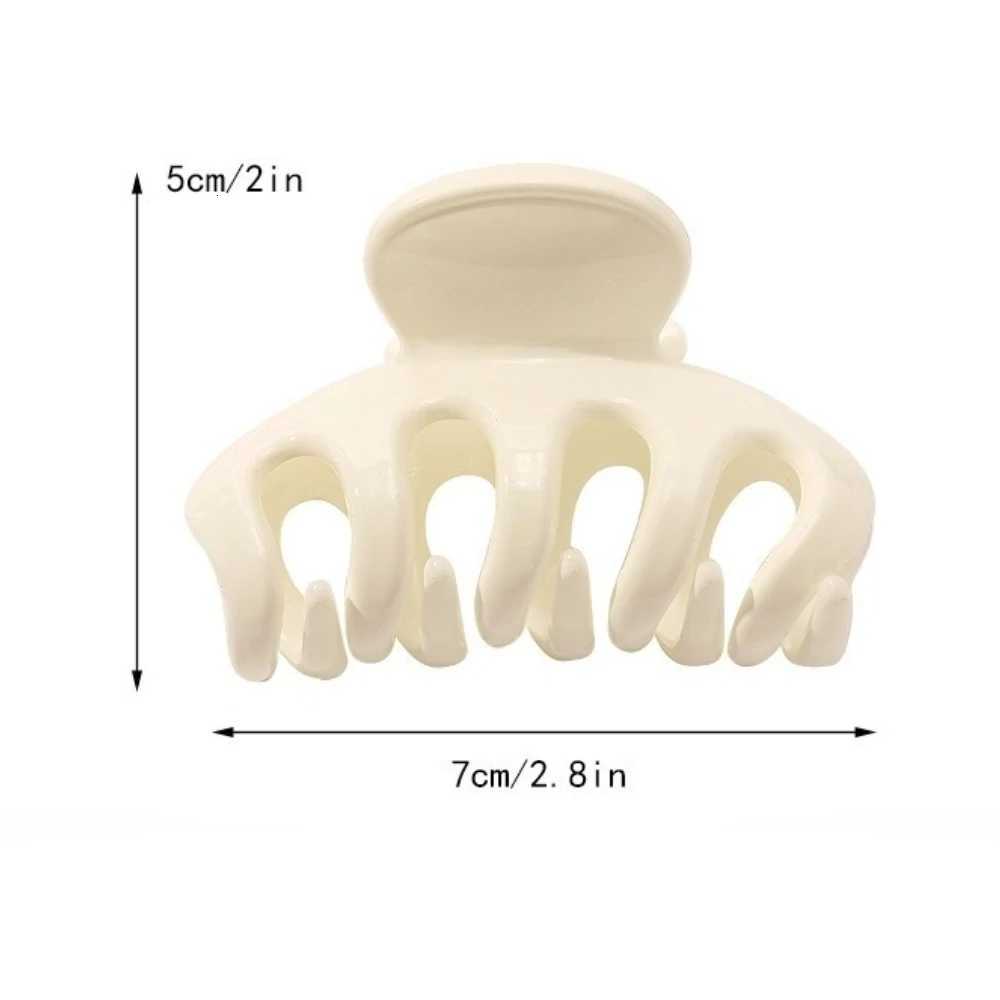 Frosted Candy Colors Hair Clips for Women Girls Acrylic Medium Size Hair Claw Clamps Clip Crab Hairpin Fashion Hair AccessoriesW254021