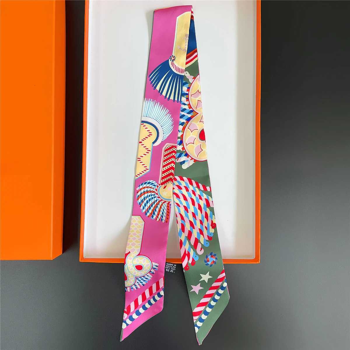 Brand Design Twill Silk Scarf Luxury Fashion Scarf Wen Foard Skinny Bag Scarves New Hot Neckerchi Hair bandW251021