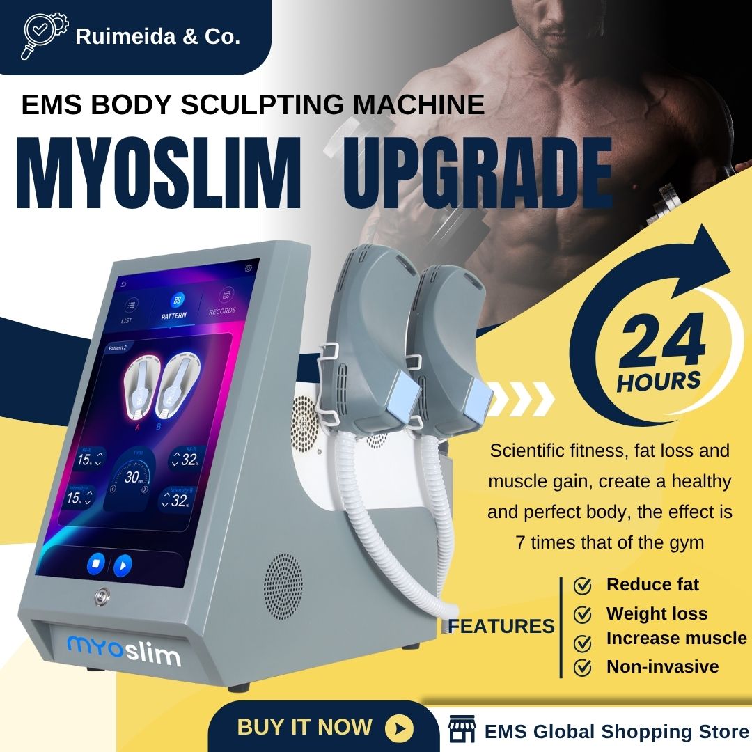200HZ EMS Body Contouring Machine MYOSLIM 15Tesla Fat Burning Device For Muscle Building Tighten Skin and Lose Belly Fat Salon Spa Use